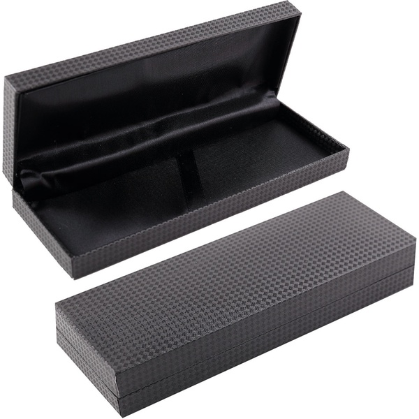 Футляр подарочный для 2-х письменных принадлежностей КОКОС, пластиковый, черный Акция!