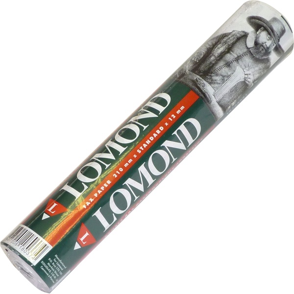 Термобумага для факса Ш 210 мм* Д 20 м * втулка 12 мм, 48 г/м2, Lomond Standard