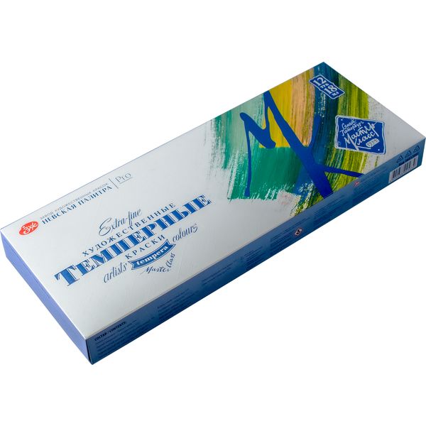 Краски темперные Мастер-Класс, 12 цветов, туба 18 мл, в к/к Краски темперные Мастер-Класс, 12 цветов, туба 18 мл, в к/к