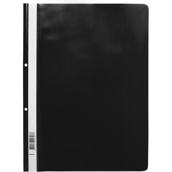 Папка-скоросшиватель А4, PP 120/160 мкм, "песок", перфор. корешок, цв.: черный, Expert Complete Classi