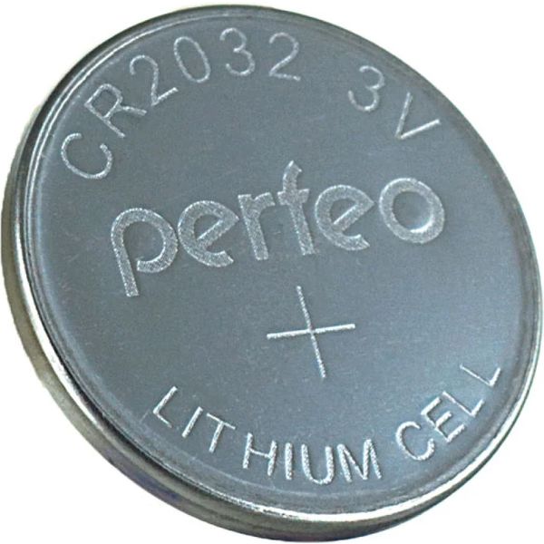 Батарейка литиевая CR2032, 3 V, блистер, Perfeo Lithium Cell