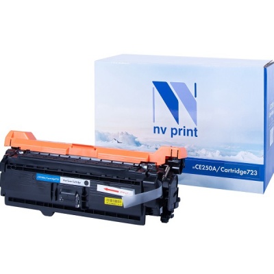 Картридж NVP совместимый HP CE250A/Canon 723 Black для LaserJet Color CM3530/CM3530fs/CP3525dn/CP352