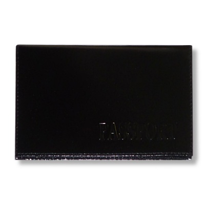 Обложка для паспорта (с картхолдером) нат. кожа, цв.: черный, Fabula   Акция!