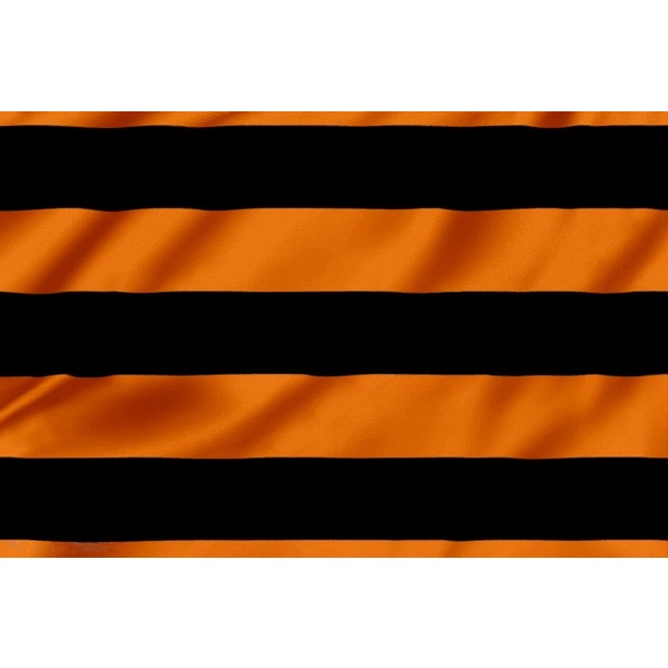 Флаг Георгиевской ленты, 90*150 см, 100% полиэф. шелк, без флагштока