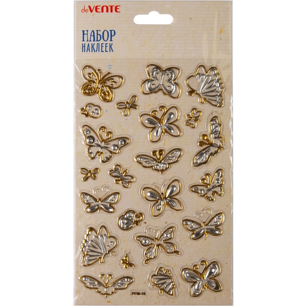    deVENTE Gold-silver butterflies,  120*190 , 