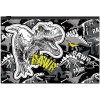 Папка-конверт на zip-молнии, B5, PP 160 мкм, непрозрачная, глянц., ErichKrause Dinosaur  Акция!!!