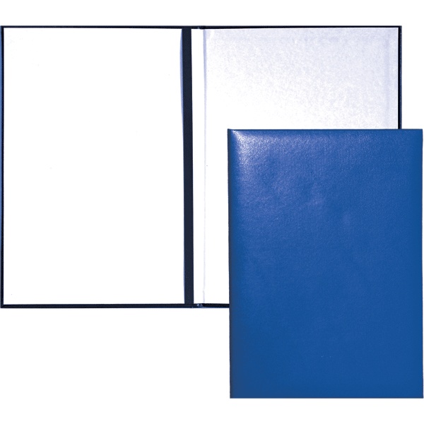 Папка адресная "deVENTE" A4 бумвинил синяя без нанесения