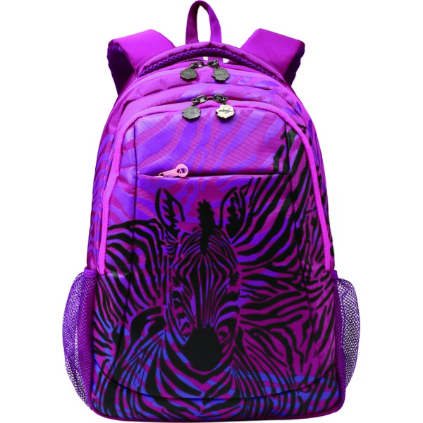 Рюкзак ученический GRIZZLY Зебра, 41*29*22 см, 20 л, 690 г, 2 отд., эрг. спинка  Акция!