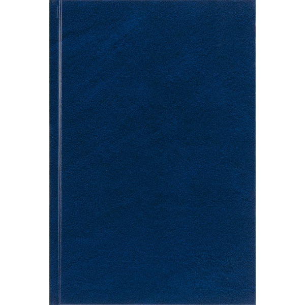 Ежедневник недатированный, А5, 128 л., 60 г/м2, тв. перепл., бумвинил, Prof-Press_синий