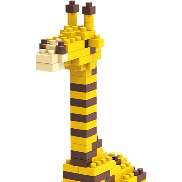 Конструктор пластиковый Поделкин №08 Жираф (146 элементов)