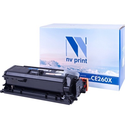 Картридж NVP совместимый HP CE260X Black для LaserJet Color CP4025n / CP4025dn / CP4525n / CP4525dn 