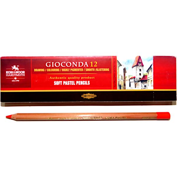 Пастель сухая в карандаше KOH-I-NOOR Gioconda Soft Pastel, киноварь, 4.2 мм Пастель сухая в карандаше KOH-I-NOOR Gioconda Soft Pastel, киноварь, 4.2 мм