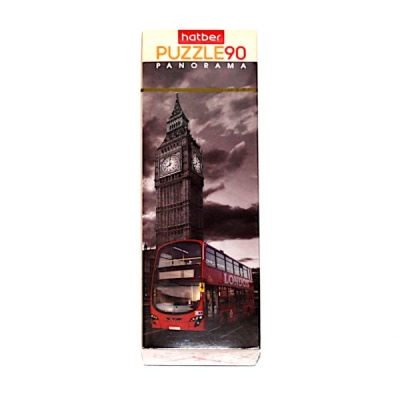 Пазл 90 элементов. Hatber Панорама_Небо Лондона, 110*290 мм Акция!