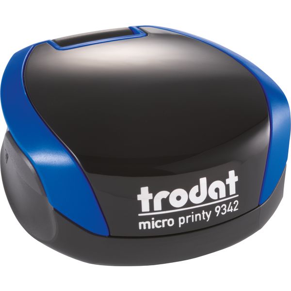 Оснастка для печати карманная, оттиск Ø42 мм, пласт. корпус_сапфир, TRODAT Micro Printy Оснастка для печати карманная, оттиск Ø42 мм, пласт. корпус_сапфир, TRODAT Micro Printy
