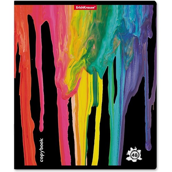 Тетрадь А5, клетка, 48 л., на скобе, 60 г/м², ErichKrause Color Drips Акция!