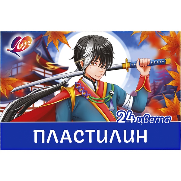 Пластилин классический ЛУЧ Аниме Хиро, 24 цвета, 480 г, стек в комплекте, к/уп. Пластилин классический ЛУЧ Аниме Хиро, 24 цвета, 480 г, стек в комплекте, к/уп.