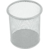 Органайзер для канцелярии (стакан) deVENTE, металлический, цилиндрический, серый