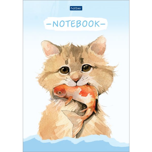 Блокнот на склейке А5, 50 л., точка, 70 г/м², глянц. лам., Hatber Premium Рисуем_2 дизайна