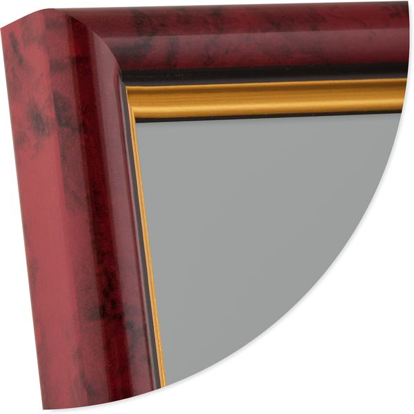 Рамка 21*30 см, пластик, цвет: яшма/золото, стекло, з/п картон, Interior Office 583