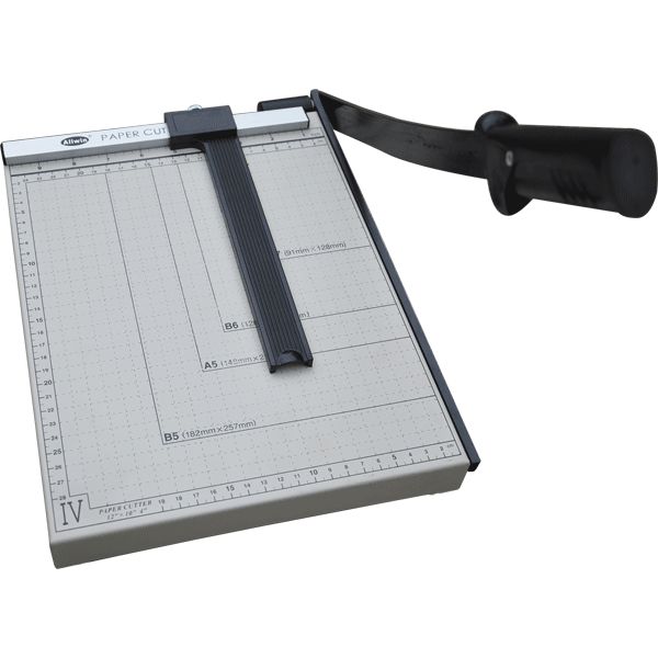 Резак сабельный А4 12 листов с металлическим основанием, длина реза 30см серый Резак сабельный А4 12 листов с металлическим основанием, длина реза 30см серый