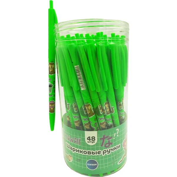 Ручка шариковая автомат., синяя, 0.7 мм, корпус slim, soft touch, CENTRUM Каваи выдры