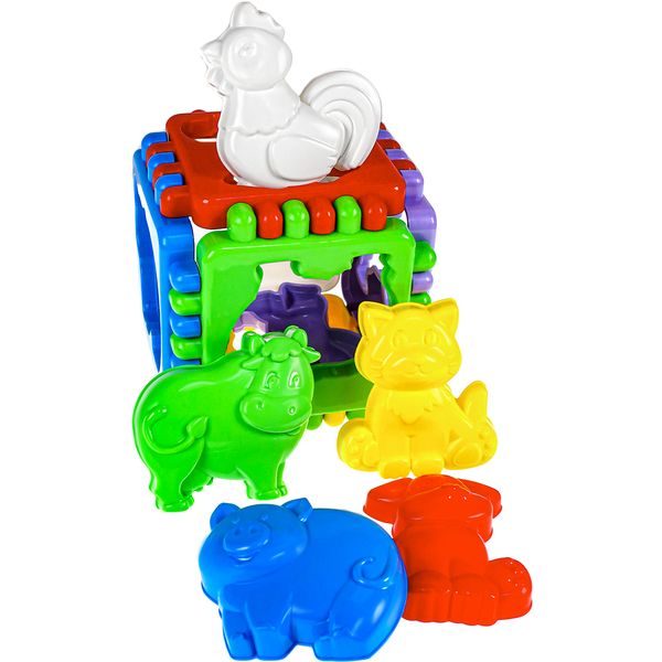 Логический куб-сортер "Любимая ферма"     Акция!!!