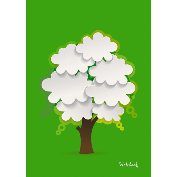 Блокнот на склейке А6, 40 л., клетка, 70 г/м², Listoff Аппликация   Акция!