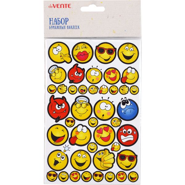 Наклейки для творчества deVENTE Emotions, бумага, 125*195 мм (6 л.) Наклейки для творчества deVENTE Emotions, бумага, 125*195 мм (6 л.)