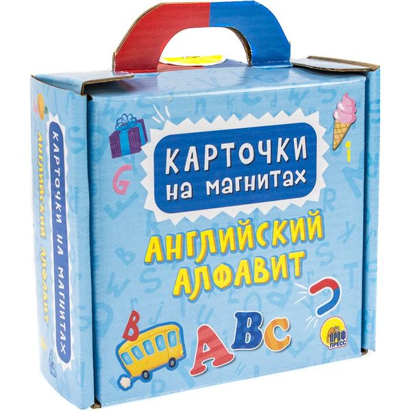 Карточки обучающие на магнитах Английский алфавит, изд. Prof-Press   Акция